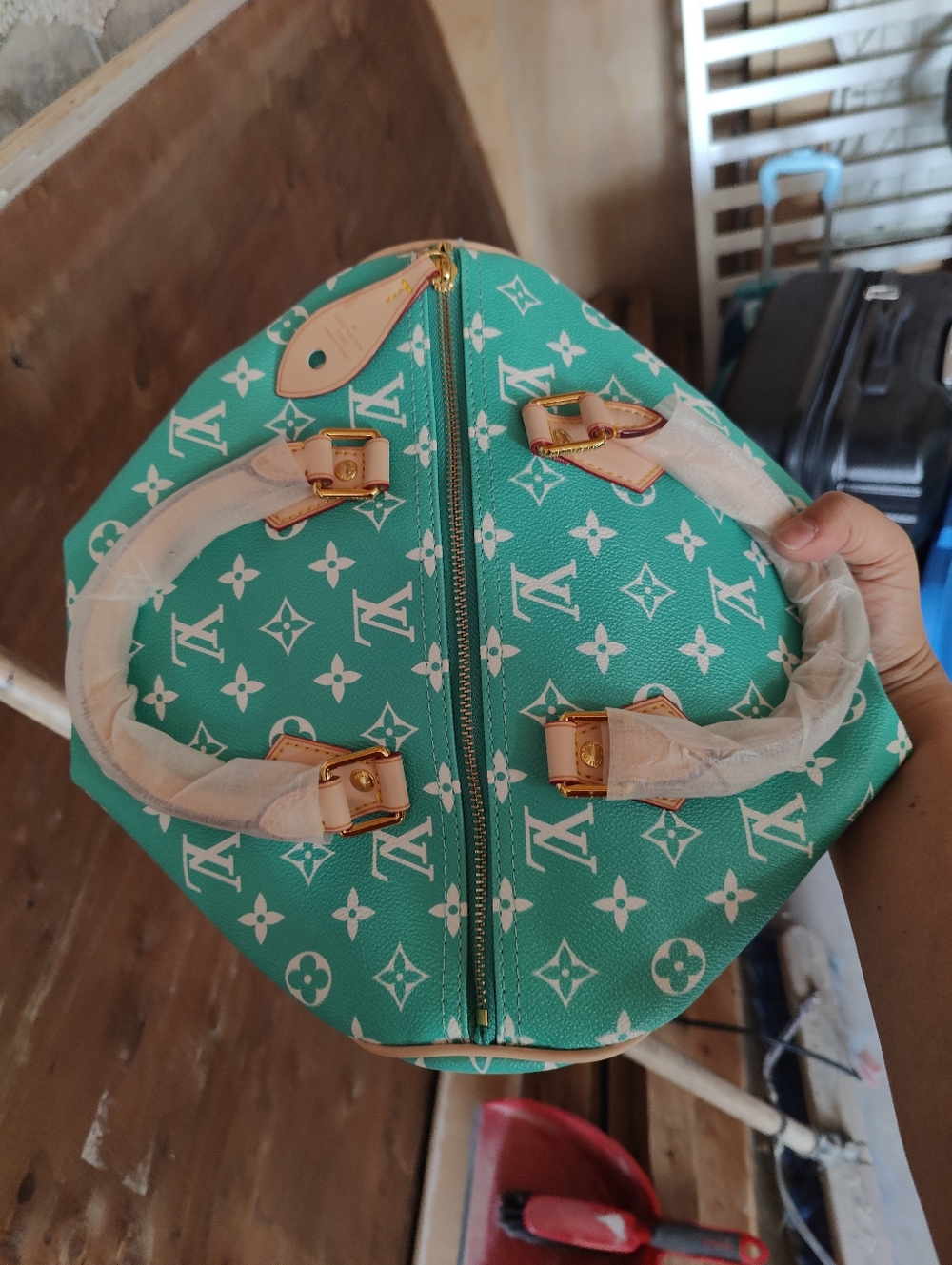 Turquoise Blue Handbag - Picture 5 of 11